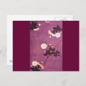  Japanse Kimono Textile, Cherry Blossom Briefkaart (Voorkant / Achterkant)