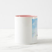 Japanse kimono tweekleurige koffiemok (Center)