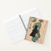Japanse Kimono Vrouw: Ukiyo-e Woodblock Print Notitieboek (Binnen)