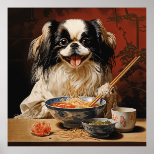 Japanse kin eet Ramen Poster