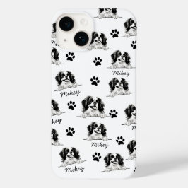 Japanse kin hond gepersonaliseerde hand tekening Case-Mate iPhone 14 hoesje
