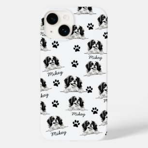 Japanse kin hond gepersonaliseerde hand tekening Case-Mate iPhone 14 hoesje