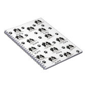 Japanse kin hond gepersonaliseerde hand tekening notitieboek (Rechterzijde)