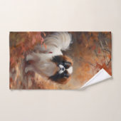 Japanse kin in herfst laat Herfst inspireren Bad Handdoek (Handdoek)