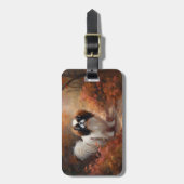 Japanse kin in herfst laat Herfst inspireren Bagagelabel (Voorkant verticaal)