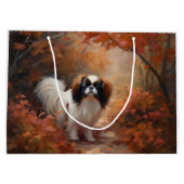 Japanse kin in herfst laat Herfst inspireren Groot Cadeauzakje (Achterkant)