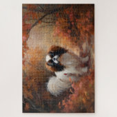 Japanse kin in herfst laat Herfst inspireren Legpuzzel (Verticaal)