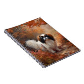 Japanse kin in herfst laat Herfst inspireren Notitieboek (Rechterzijde)