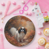 Japanse kin in herfst laat Herfst inspireren Papieren Bordje (Feest)