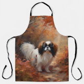 Japanse kin in herfst laat Herfst inspireren Schort (Voorkant)