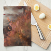 Japanse kin in herfst laat Herfst inspireren Theedoek (Quarter Fold)