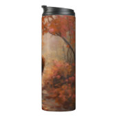 Japanse kin in herfst laat Herfst inspireren Thermosbeker (Geroteerd rechts)