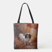 Japanse kin in herfst laat Herfst inspireren Tote Bag (Achterkant)