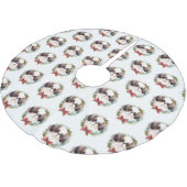 Japanse kin kerstkrans feestelijke pup kerstboom rok (Gekanteld)