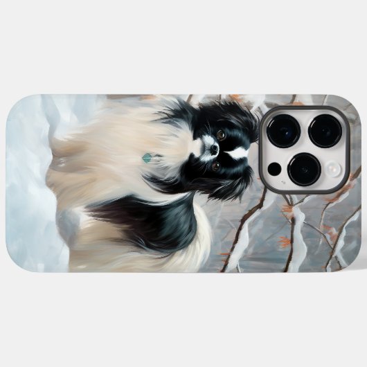 Japanse kin liet het sneeuwKerstmis Case-Mate iPhone Case (Achterkant (horizontaal))