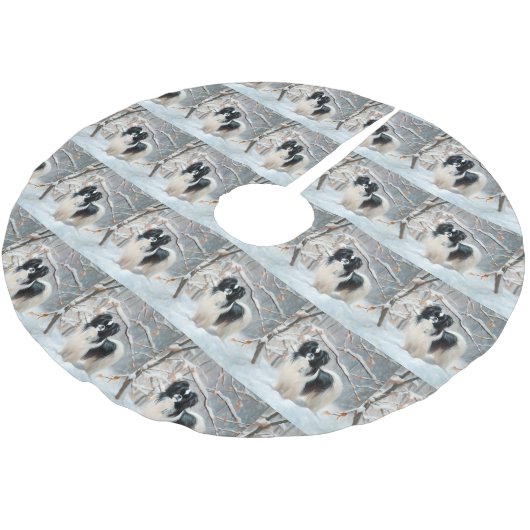 Japanse kin liet het sneeuwKerstmis Kerstboom Rok (Gekanteld)