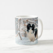 Japanse kin liet het sneeuwKerstmis Koffiemok (Voorkant rechts)