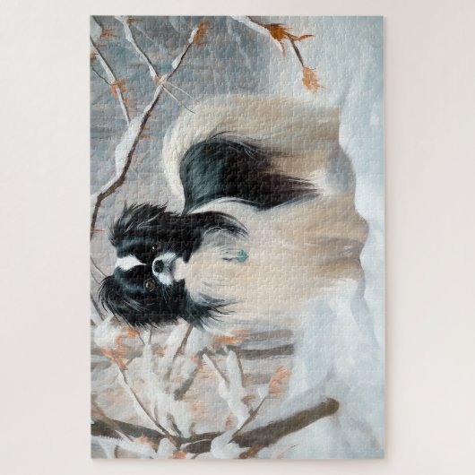 Japanse kin liet het sneeuwKerstmis Legpuzzel (Verticaal)