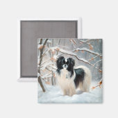 Japanse kin liet het sneeuwKerstmis Magneet (Voorkant / Achterkant)