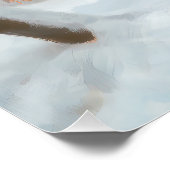 Japanse kin liet het sneeuwKerstmis Perfect Poster (Hoek)