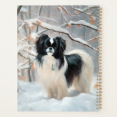 Japanse kin liet het sneeuwKerstmis Planner (Achterkant)