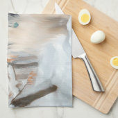 Japanse kin liet het sneeuwKerstmis Theedoek (Quarter Fold)