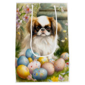 Japanse kin met paaseieren medium cadeauzakje (Achterkant)