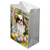 Japanse kin met paaseieren medium cadeauzakje (Achterkant Gekanteld)