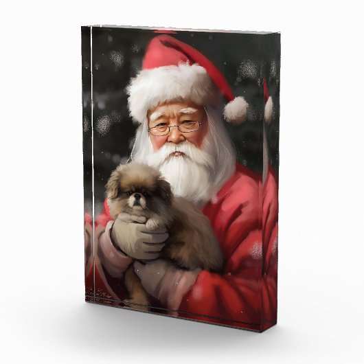 Japanse kin met sinterklaas feestelijke kerst fotoblokken (Rechts)