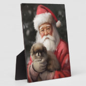 Japanse kin met sinterklaas feestelijke kerst fotoplaat (Zijkant)