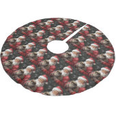 Japanse kin met sinterklaas feestelijke kerst kerstboom rok (Gekanteld)