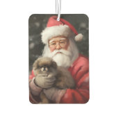 Japanse kin met sinterklaas feestelijke kerst luchtverfrisser (Achterkant)