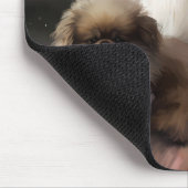 Japanse kin met sinterklaas feestelijke kerst muismat (Hoek)