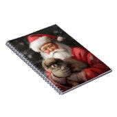 Japanse kin met sinterklaas feestelijke kerst notitieboek (Rechterzijde)