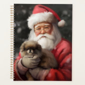 Japanse kin met sinterklaas feestelijke kerst planner (Voorkant)