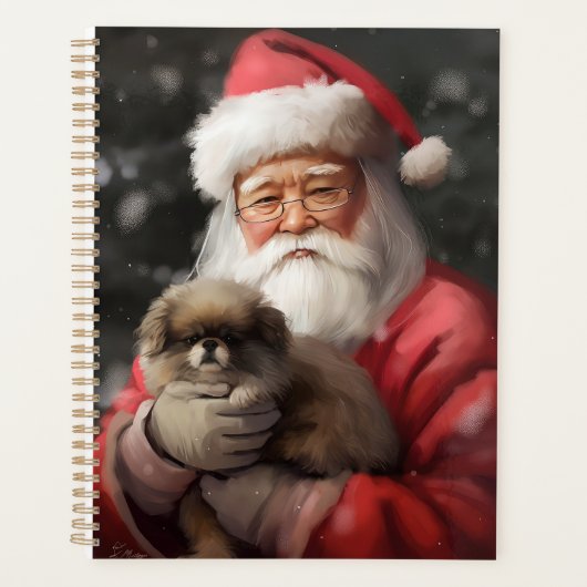 Japanse kin met sinterklaas feestelijke kerst planner (Voorkant)