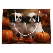 Japanse kin puppy herfst verrukking pompoen groot cadeauzakje (Voorkant)