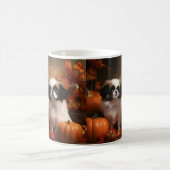 Japanse kin puppy herfst verrukking pompoen koffiemok (Center)