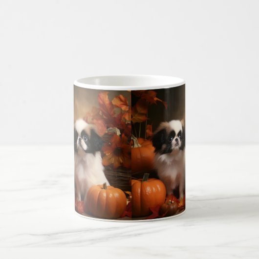 Japanse kin puppy herfst verrukking pompoen koffiemok (Center)