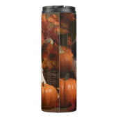 Japanse kin puppy herfst verrukking pompoen thermosbeker (Achterkant)