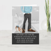 Japanse kin van de Dog-Vaderdag Kaart (Voorkant)