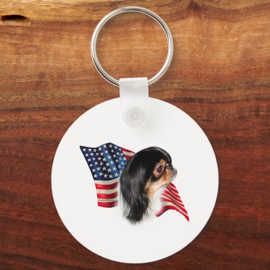 Japanse kin vlag sleutelhanger (Voorkant)