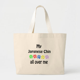 Japanse kin wandelingen ontwerp grote tote bag