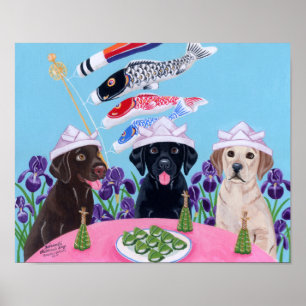 Japanse kinderdagarbeid poster