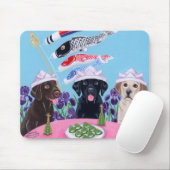 Japanse kinderdaglabradors muismat (Met muis)