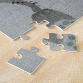  Japanse Kingfisher-vogel met Lotus Flower Legpuzzel (Zijkant)