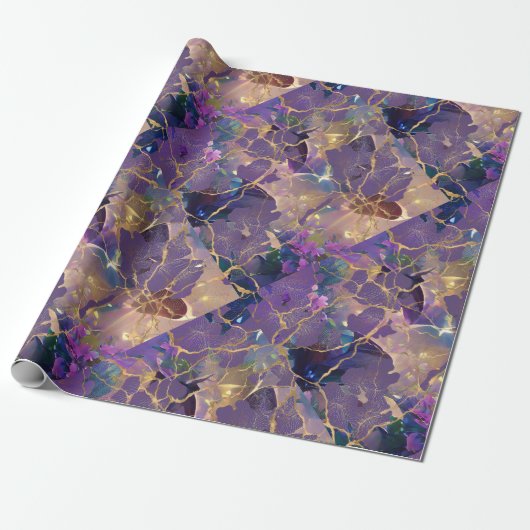 Japanse Kintsugi. Cadeaupapier (Uitgerold)