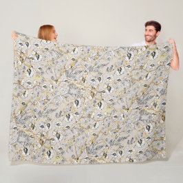 Japanse Kintsugi. Fleece Deken