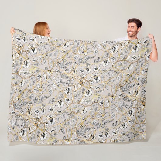 Japanse Kintsugi. Fleece Deken (In situ)