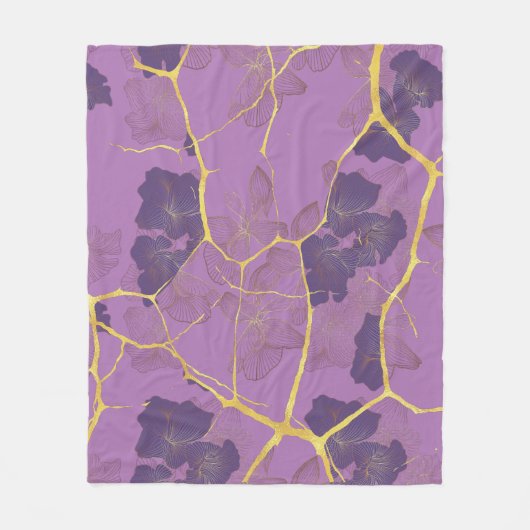 Japanse Kintsugi. Fleece Deken (Voorkant)
